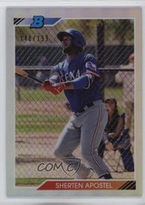 2020 Bowman Heritage Chrome Prospects Refractor 148/199 Sherten Apostel g2d
