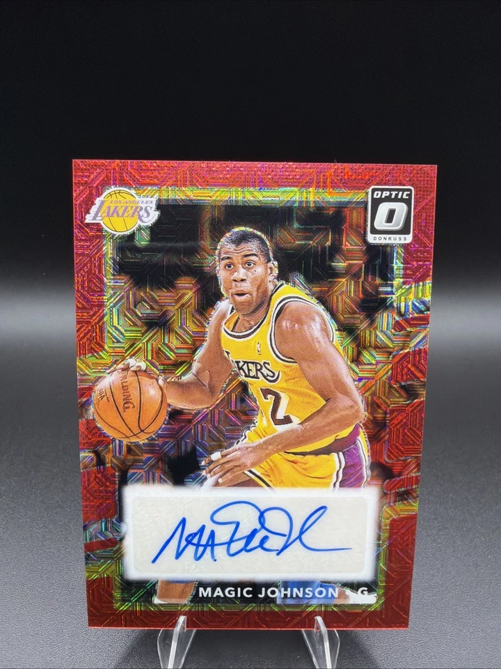 2024-25 Donruss Optic Retro Series Signatures Choice Magic Johnson AUTO Lakers - Image 2 of 4