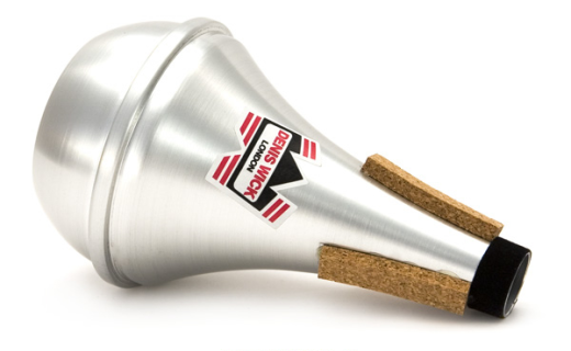 Denis Wick - Trumpet or Cornet Mute 5504 - Hand Spun Aluminium - Straight - Cork