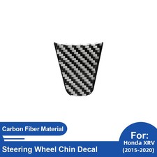 For Honda Xrv 2015-2020 Carbon Fiber Car Steering Wheel Chin Decal Sticker Trim For Honda Xrv 2015-2020 Carbon Fiber Car Steering Wheel Chin Decal Sticker Trim