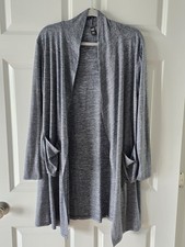 New Womens Lightweight Open Cardigan- S/M- Blue