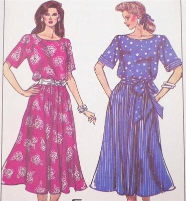 Misses Dress Sewing Pattern Multi Size 10 12 14 16  Simplicity 8005 Easy To Sew