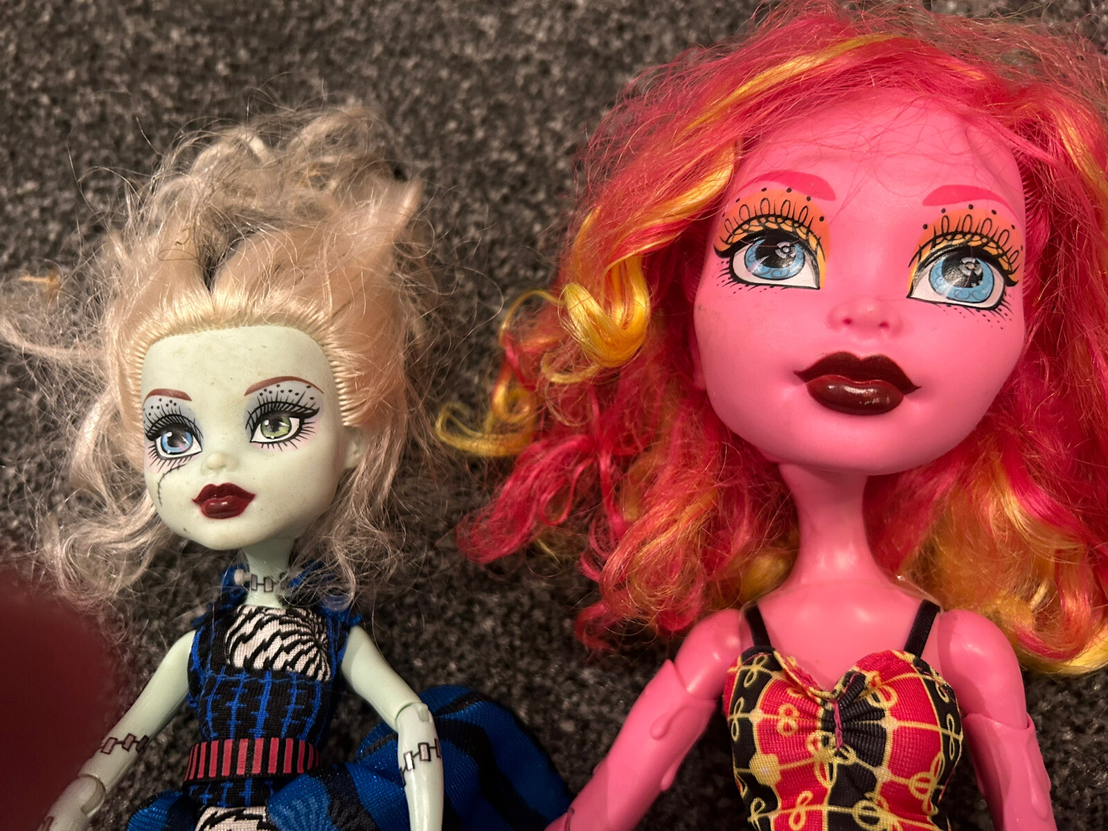 monster high bundle dolls x7 please READ WRITE UP eBay