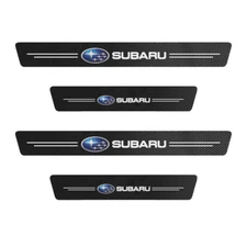 4PCS For Subaru Car Accessories Door Sill Protector Scuff Guard Cover Trim 2015