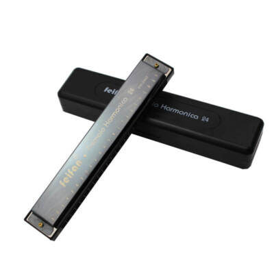 CASCHA Harmonica Trémolo Master Edition 24 Trous Do Majeur - Étui Et Chiffon Inclus