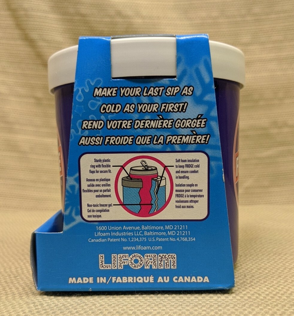 lifoam industries fridge freezable can cooler