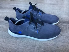 Cole Haan Mens GRANDSPORT Size 12 M Apron Toe Sneakers Casual Blue shoes C30757