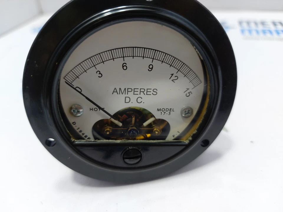 Hoyt Electrical 17-3 Ampere Meter D.C 0-15A N0339-D1948-00 - Image 4 of 4
