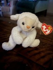 Ty Beanie Babies "Fleece" the Lamb (1996) with Tag Errors - NEW