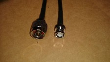 US MADE 6 FT RG-8X CB Ham Radio N Male to BNC Male 50 ohm coax cable