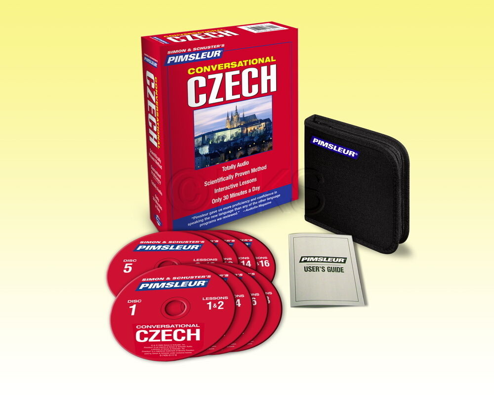 New 8 CD Pimsleur Learn to Speak Conversational Czech Language (16 Lessons)
