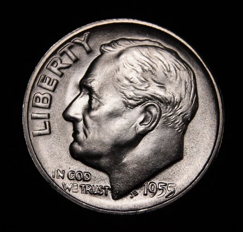 1955-S Roosevelt Dime  BU+++++