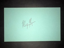 2015 ORIOLES: Rey Navarro, SIGNED 3x5 Card