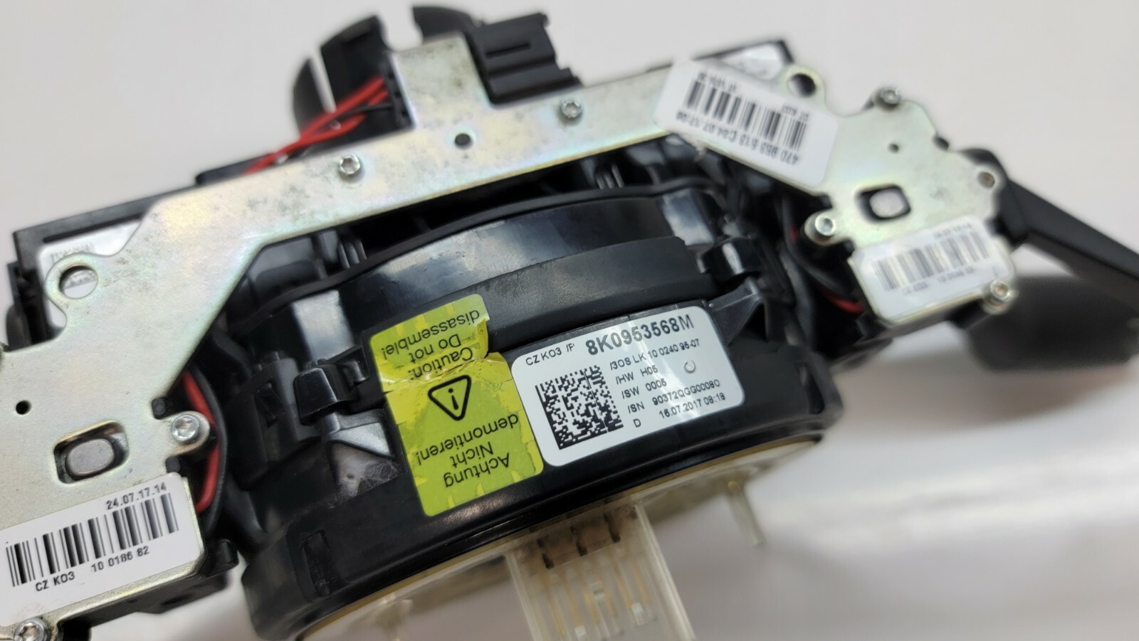 LAMBORGHINI AVENTADOR STEERING COLUMN COMBI SWITCH E GEAR SHIFTER 8K0953568M
