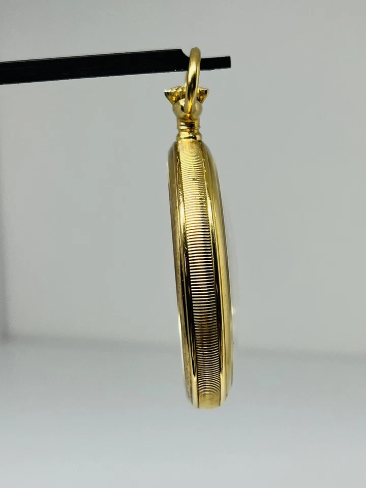 Vintage Bucherer Skeleton Pocket Watch 17 Jewels Incabloc Swiss Made - Image 3 of 4