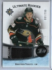 2022-23 UPPER DECK ULTIMATE ~ BRAYDEN TRACEY ROOKIE CARD #164 ~ 001/799 UNIQUE