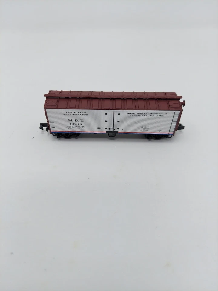 N Scale Red Caboose RN-18206-6 MDT Merchants Despatch Wood Ice Reefer #6364 - Image 2 of 4