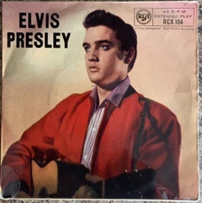 ELVIS PRESLEY EP with The Jordanaires  UK RCA FLIP BACKS PLAYS & SOUNDS GREAT