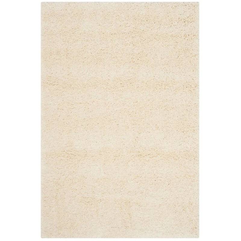 3' Small California Rug Area Non Shedding Beige Solid Soft Plush Thick Accent - Image 2 of 3