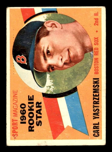 1960 Topps #148 Carl Yastrzemski RS RC/Rookie Star Red Sox HOF VG (3)
