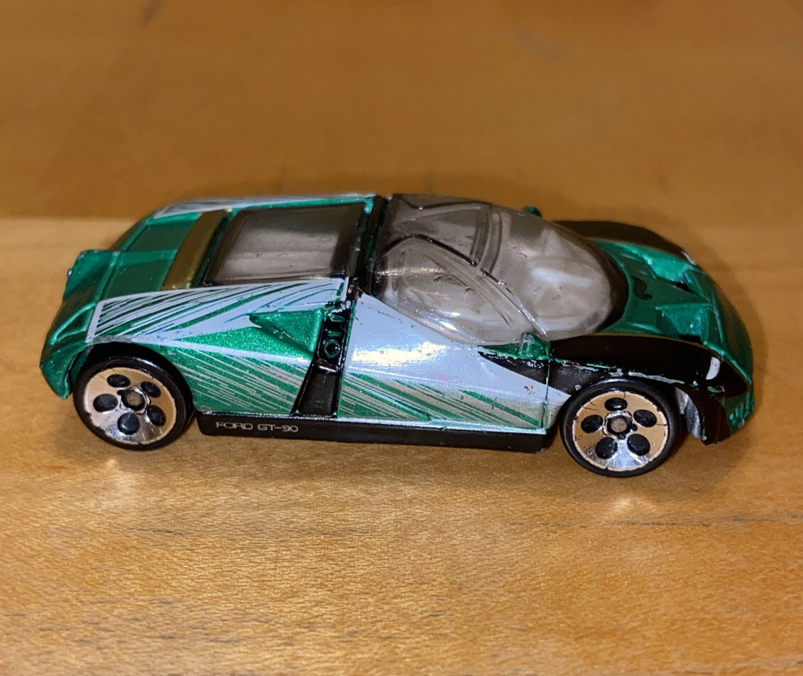 おまとめ詳細ホットウィール　1997 FORD GT   HOT WHEELS Vintage Hot Wheels 1997 GREEN FORD GT-90 Rare Original Old Car
