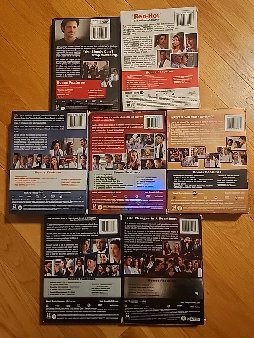 GREY'S ANATOMY season 1 - 7 complete ABC Studios DVDs | eBay