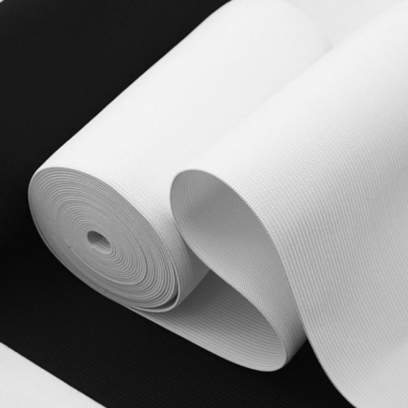 Elastisches Band Mit Knöpfen – 1 Meter, 25 Mm Breit, Weiß | Dehnbar Für Hosen, Röcke & DIY | Nähzubehör