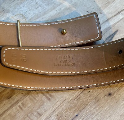 Hermes Constance Hmartelee Giboshi Reversible Belt 80 Brown Beige Silver NIB 2023 Hermes Constance belt reversible black Taupe, Rose  main image 3