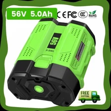 For EGO BA5600T Power+ 56V 5.0Ah POWER Lithium-Ion BA4200 BA2800T Battery 56Volt