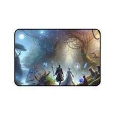 Fantasy Art Desk Mat, Gaming Desk Pad, Office Decor, Computer Mouse Pad, Unique
