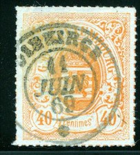 LUXEMBURG Nr. 23a o DIEKIRCH 11 JUIN 69 (Liebhaberstück)