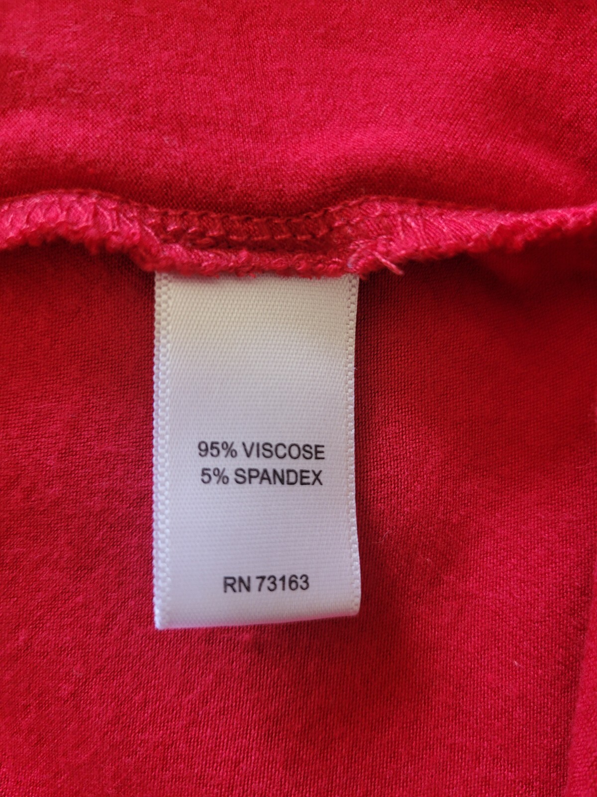 Cable & Gauge Solid Basic Red Sleeveless V Neck T… - image 13