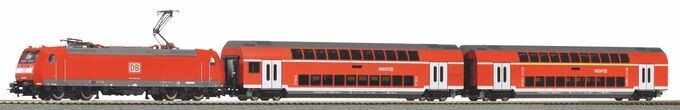 Piko H0 59102 PIKO SmartControl WLAN Set DB AG VI Doppelstockpersonenzug,Neu
