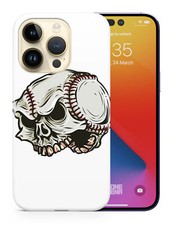 CASE COVER FOR APPLE IPHONE|BASEBALL SKULL FACE