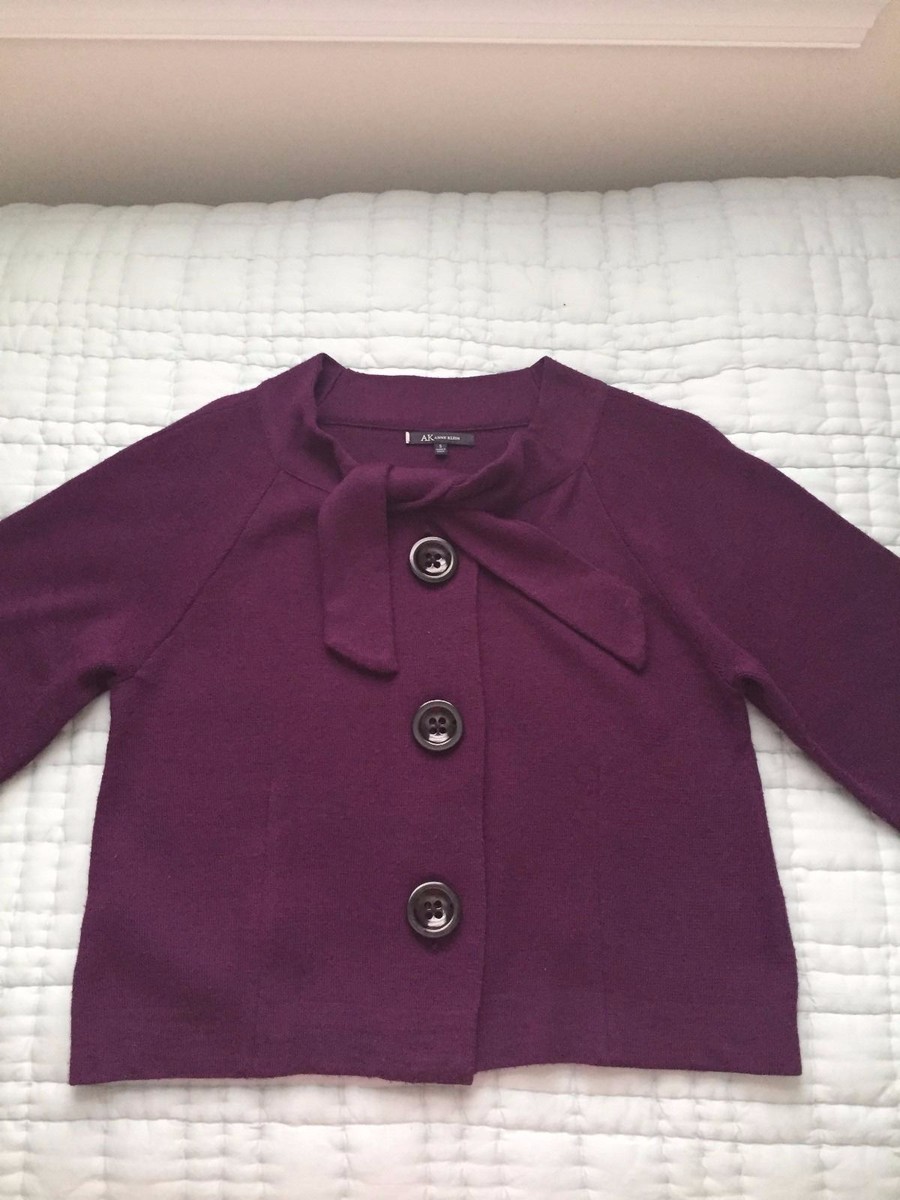 Anne Klein Purple Sweater Small
