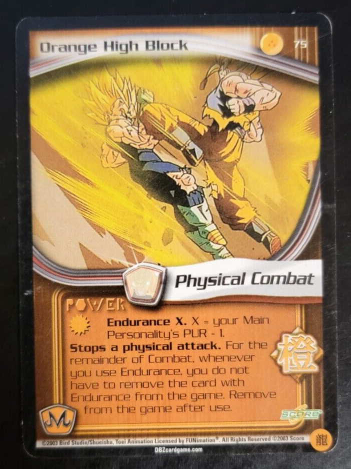 Dragonball Z - TCG - Orange High Block #75 | eBay