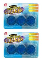 Automatic Toilet Bowl Cleaning Tablets Water Soluble Blue 6 Pc Automatic Toilet Bowl Cleaning Tablets Water Soluble Blue 6 Pc