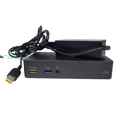 Lenovo ThinkPad Docking Station USB 3.0 Pro DK1522 + Bloc D’Alimentation - Photo 1/2