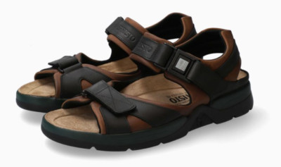 Mephisto Shark Fit Dark Brown/Black Waxy Sandal Men's EU sizes 40-48 NEW!!!