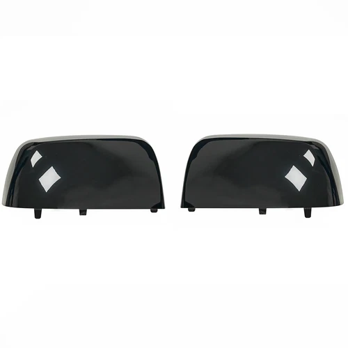 For 2015-2021 Colorado GMC Canyon Smooth Black Mirror Cover Cap Passenger&Driver