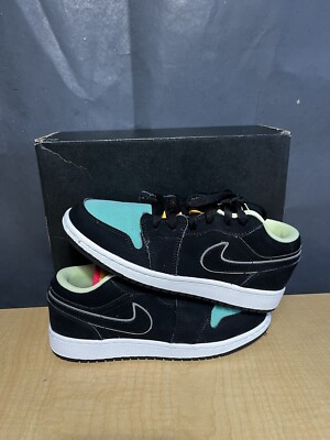 Nike Air Jordan Retro Low Black Aurora Teal Chicago Shadow