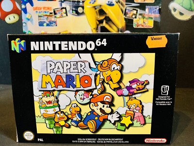 NINTENDO 64 || PAPER MARIO IN OVP || SAMMLERZUSTAND || N64 RETRO VERPACKUNG ||