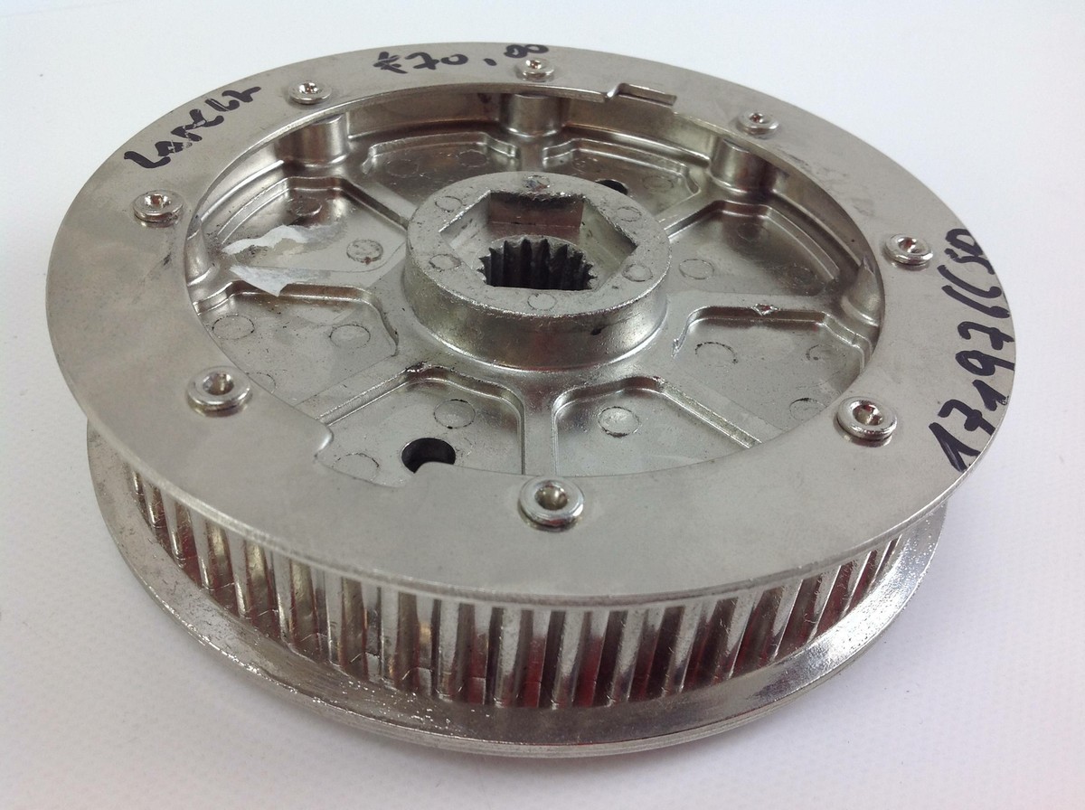 Flaschenzug Zahnriemen Chrom für Aufsitzmäher Rasenmäher  