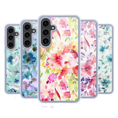 NINOLA ABSTRAKTE NATURBLUMEN GELHÜLLE KOMPATIBEL MIT SAMSUNG HANDYS & MAGSAFE