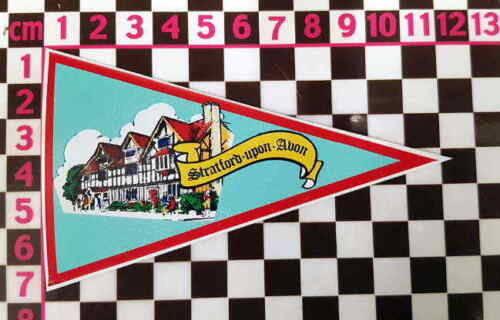 Stratford Upon Avon - Classic Car Tourist Pennant - 100's more in our shop! - Afbeelding 1 van 1