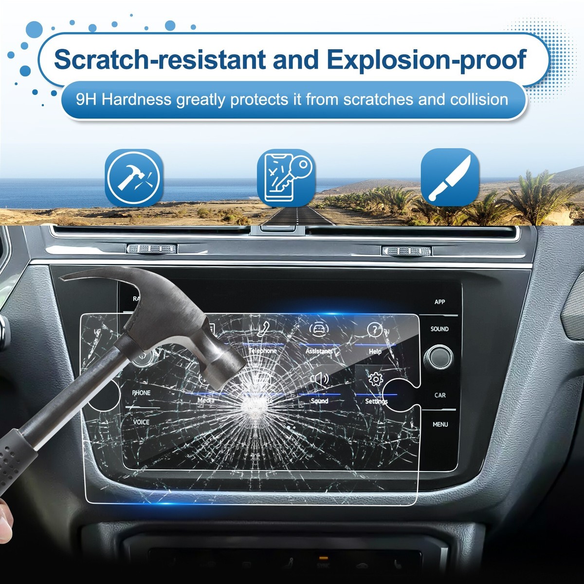 RUIYA navigation screen protector for i30 I30 ESTA... - Grandado