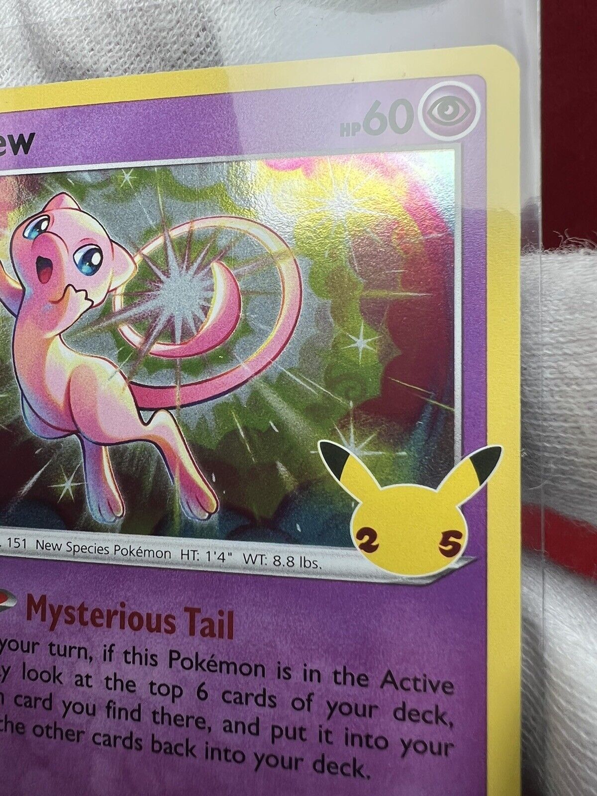 Carta Pokemon Mew 011/025 Celebrações Card Pokémon