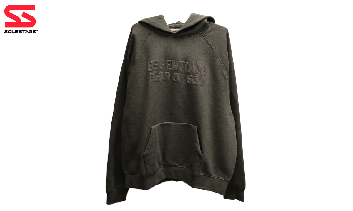 DG ESSENTIAL’ HOODIE Fear Of God Essentials Hoodie Off Black (192SU222055F) Men's