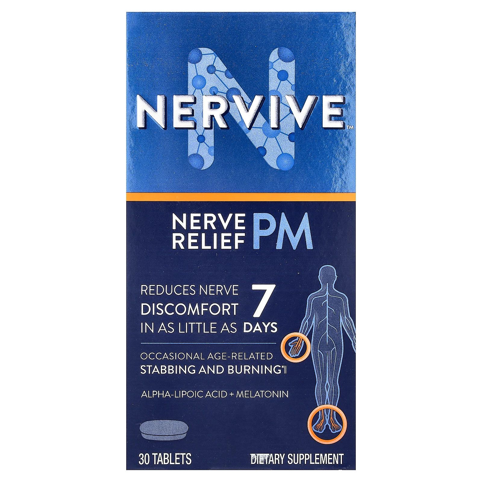 Nerve Relief PM, 30 таблеток