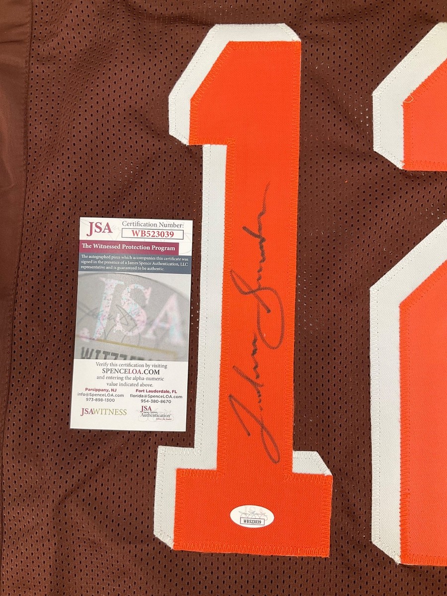 JOSH GORDON CLEVELAND BROWNS SIGNED STITCHED JERSEY JSA WITNESS